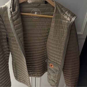 SAVE THE DUCK Women's Tan Puffer Jacket